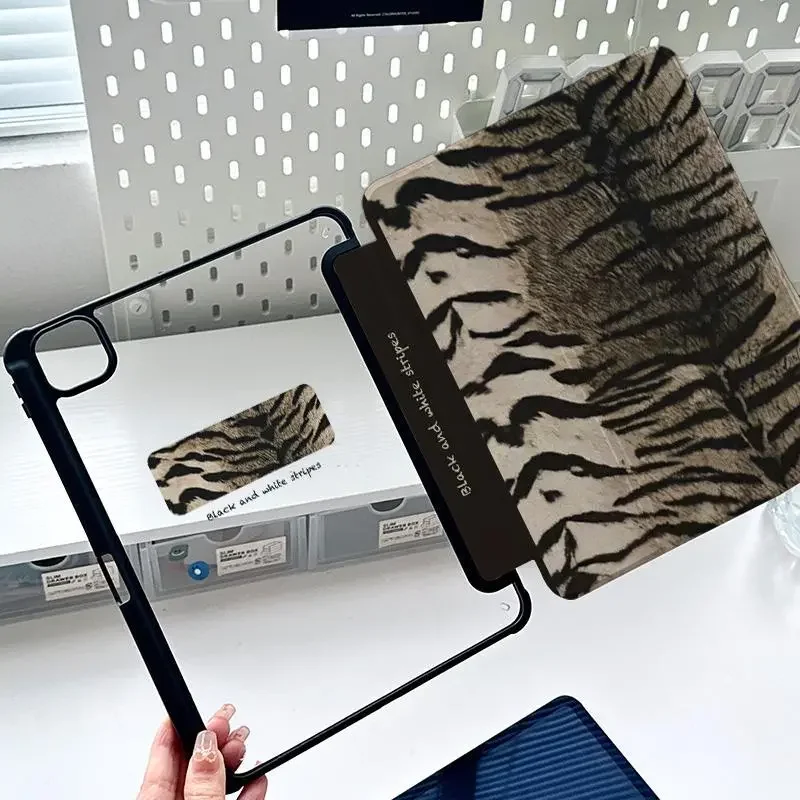 

Чехол для iPad Pro 13, 11 (11-го поколения), M5, M4, 12.9 (A16), 10, 8, 7 (9-го, 10-го поколений), для iPad Air 11 (M2, M3), Mini, в стиле ретро с текстурой кожи Y2K