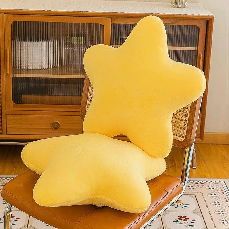 Star Shaped Pillow Room Decorative Star Pillow Plush Cute Toy Washable Star Shape Plush Cushion for Bed Soft Plush Throw Pillow