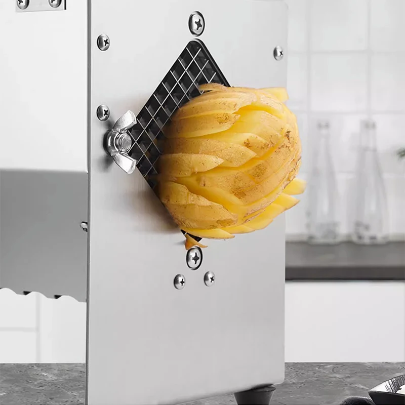 

Слайсер для фруктов и овощей 7 мм/10 мм/14 мм, коммерческая электрическая машина для резки картофеля, ломтиков, огурцов, овощей, машина для резки