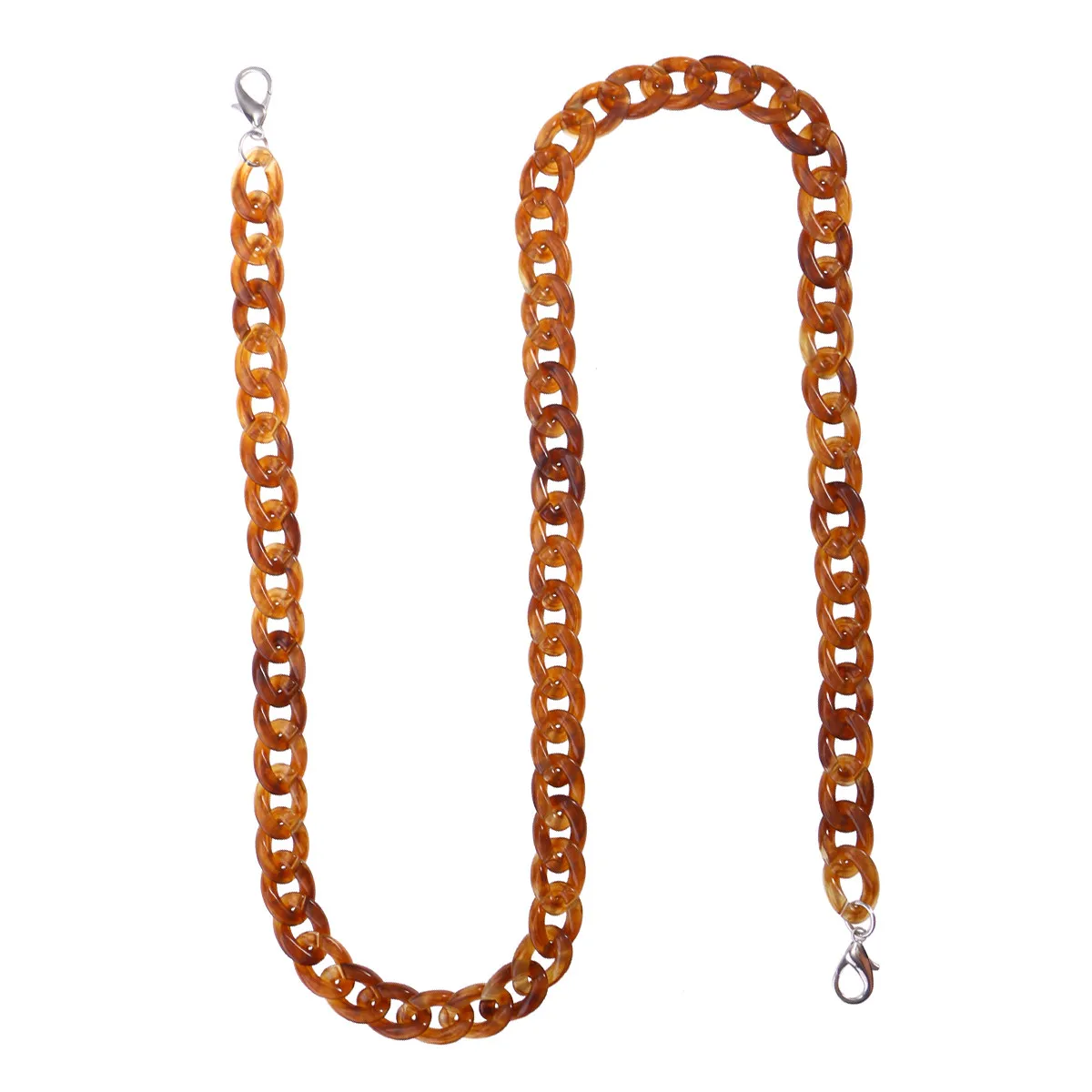 120Cm Resin Bag Chain Stylish Functional for Satchel Shoulder Messenger Bags Party Wedding Travel Gathering Replacement Bag
