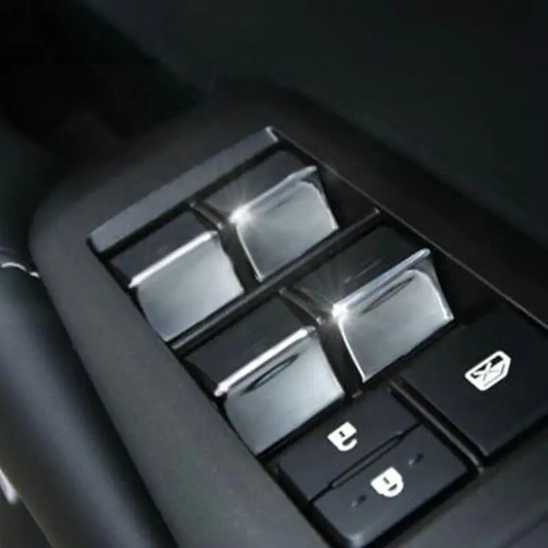 

BJMYCYY Car styling ABS 7PCS/SET Car window lift buttons decorate sequins FOR 2015 LEXUS NX 200 200T car accessories