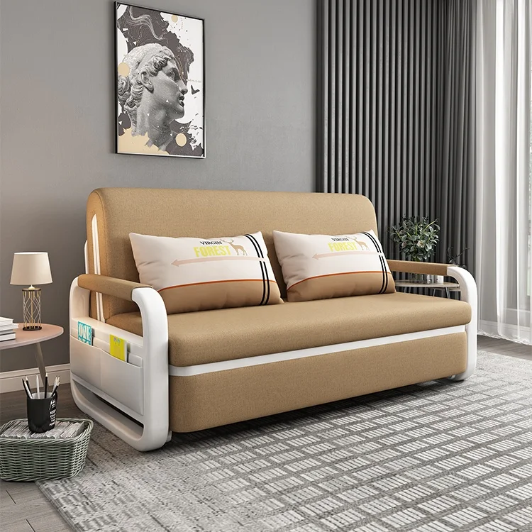 

Factory wholesale metal frame sofa cum bed modern folding sofa bed furniture