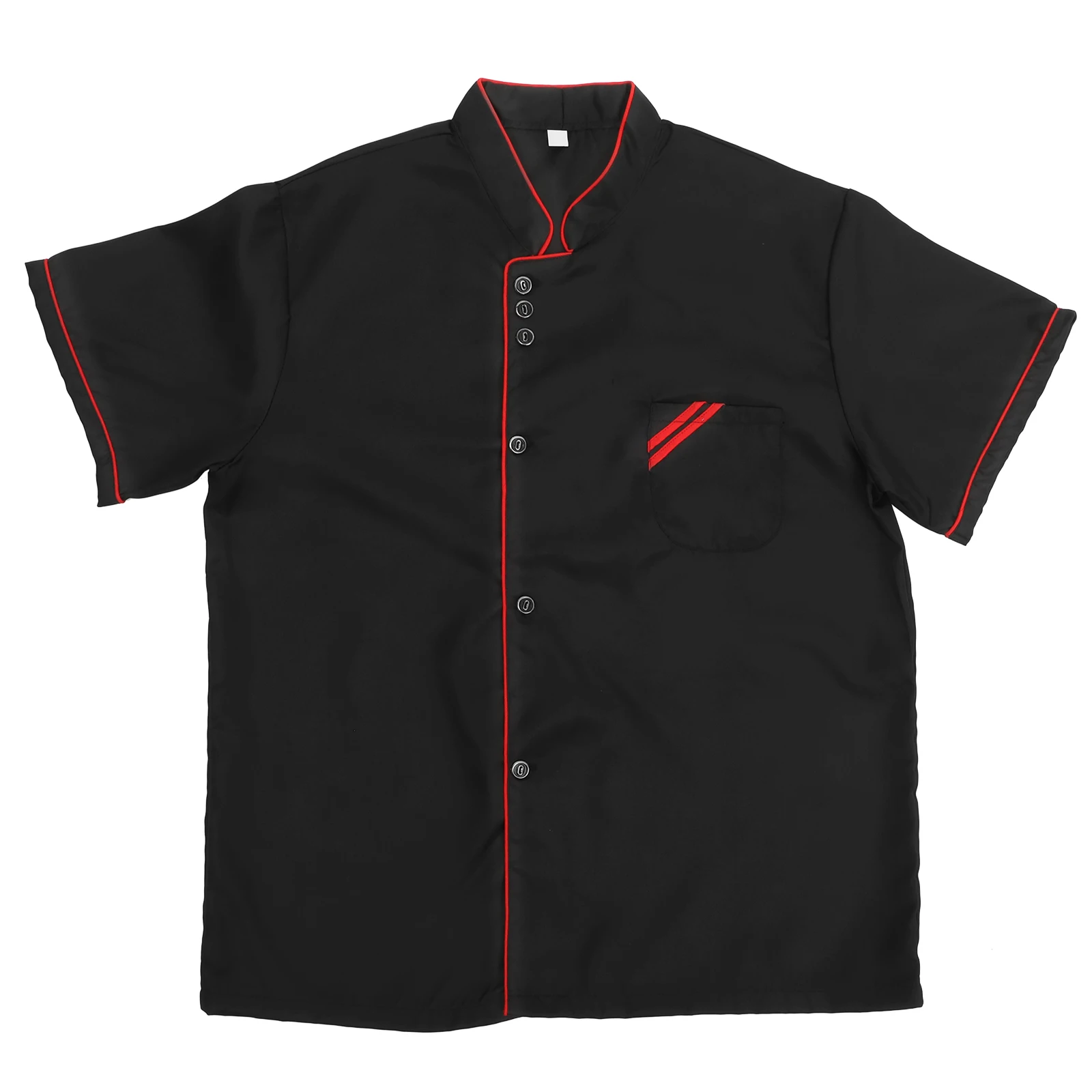 

Chef Workwear Shirts Men Women Short Sleeve Uniform Coat Breathable Oil-Proof Easy Wash Restaurant Hotel Kitchen Supplies