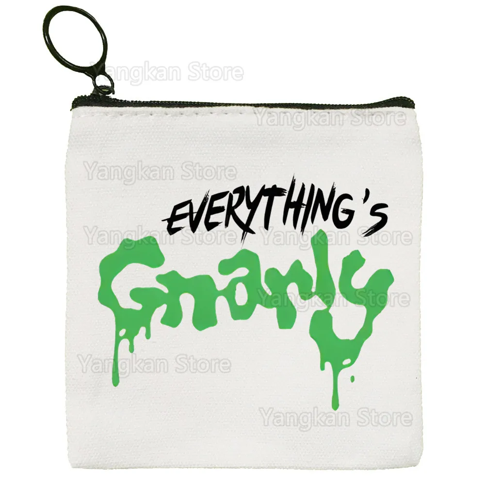 

KATSEYE Korean Canvas Coin Purse Collection Canvas Bag Small Wallet Zipper Key Bag Hand Gift