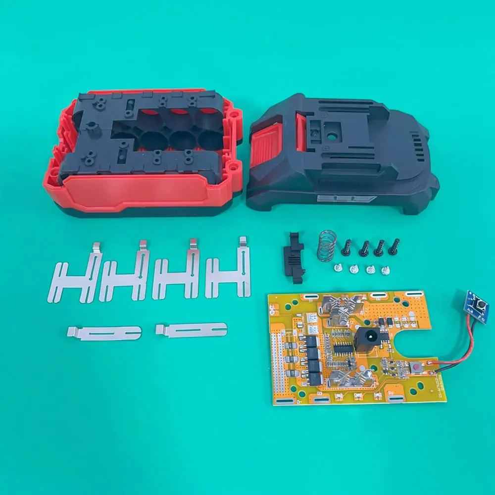 Battery Enclosure For Makita Tools Replacement Kit Protective Accessory With PCB And Nickel Sheet Components