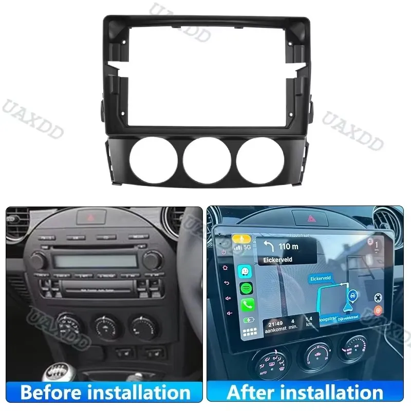 FOR 2009MAZDA MX-5 9INCH Car CD DVD MP3 Radio Android Stereo Harness Screens Accessories Navigation Dashboard Cable Frame Canbus