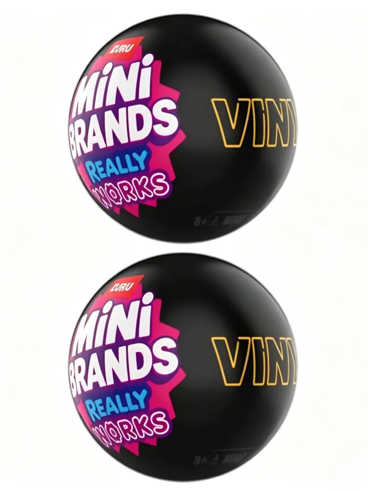 New Original Mini Really Works Surprise Ball Mini Vinyl Record Collectible Blind Box Dollhouse Decoration Collectable Fans Gift view 4