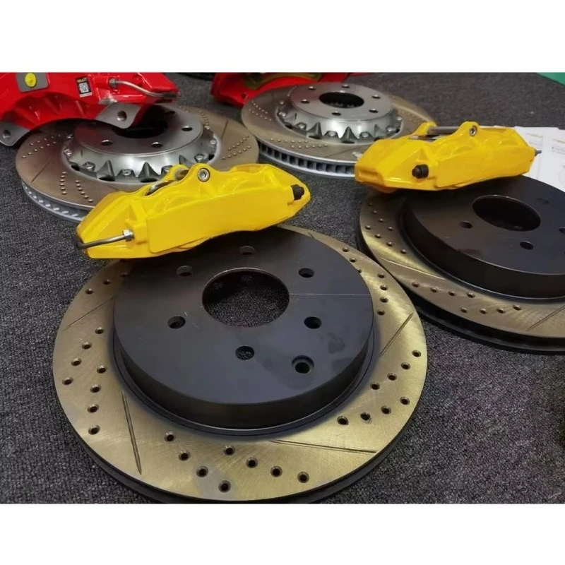Auto Modified Racing Brake Caliper Sports 4 Piston Big Brake Kit 18 Inch Brake Disc 358*28mm for Y62