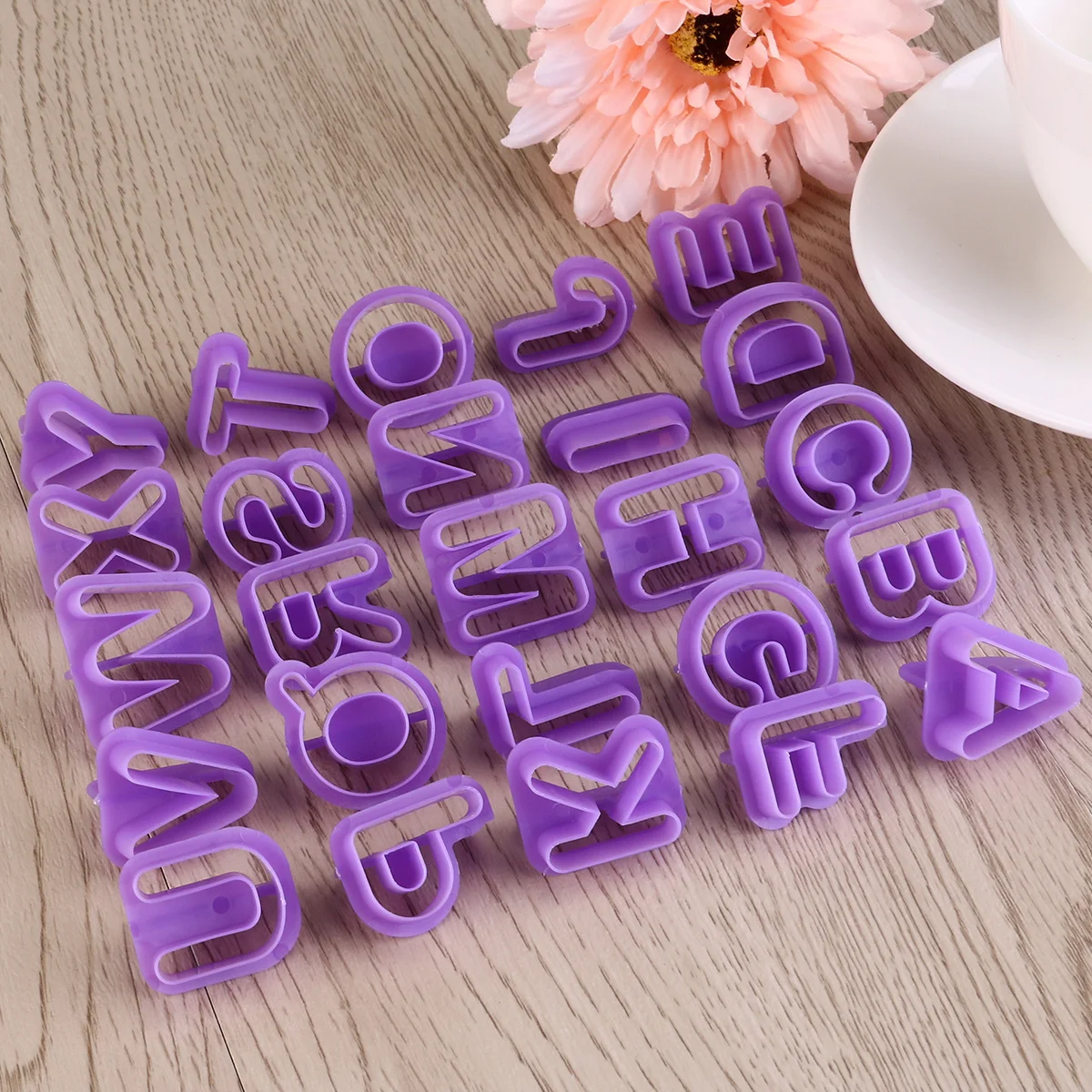 

40Pcs Alphabet Letter Cookie Cutters Set Mold Fondant DIY Baking Tools Recyclable Lfgb Standard Nonstick Surface