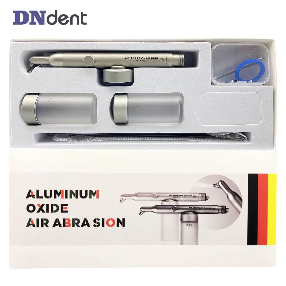 Dental Air Polisher aluminum Oxide Air Abrasion master Sandblaster Device Air Flow with Water spray  teeth whitening sticker