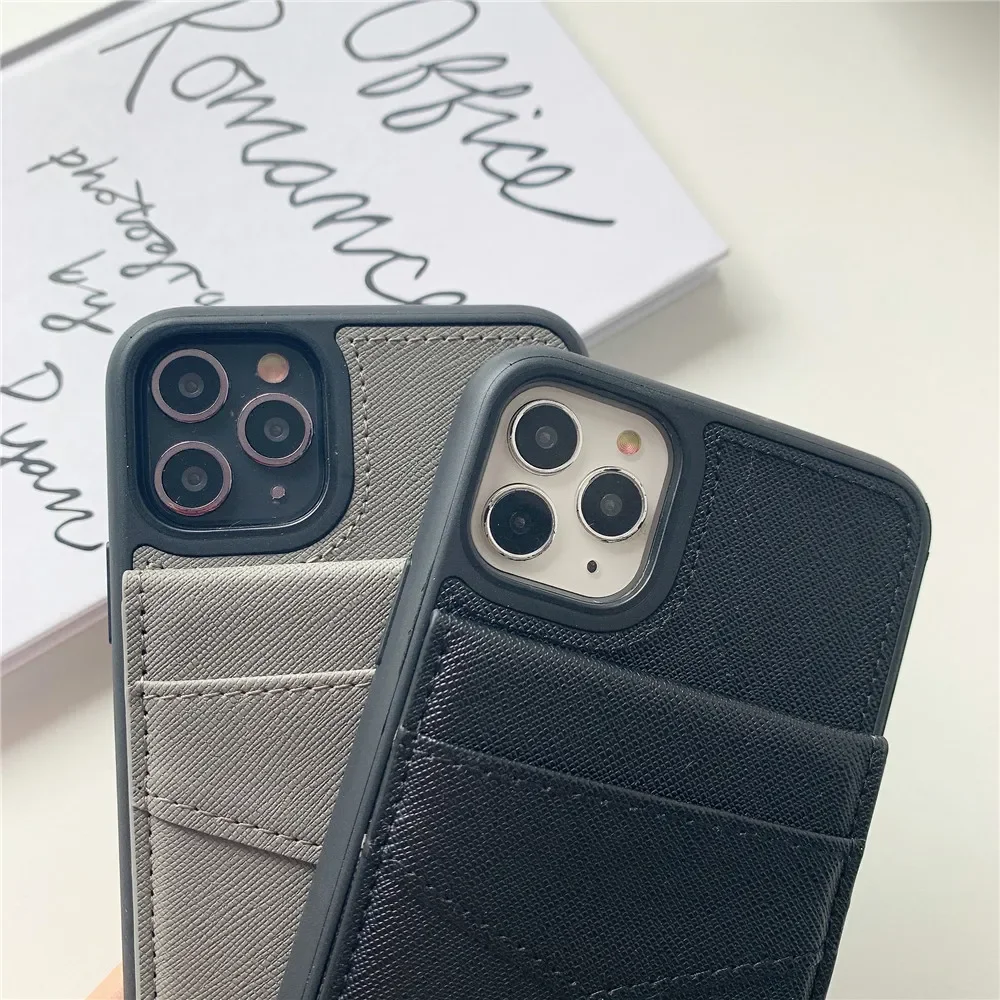 Luxury brand Card package leather 16pro 16promax Phone Case For iPhone 13promax 13pro 11 12 13 14 15 16 ProMax Korea Japan Cover