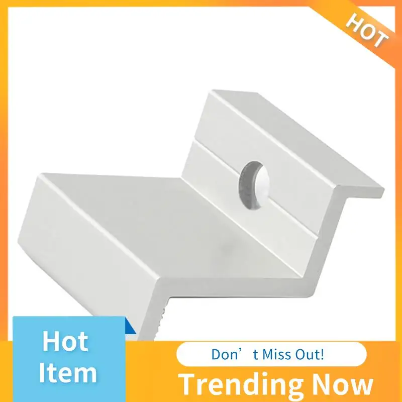 CMHI-Solar Panel Adjustable Bracket Clamp PV Bracket Mounting Clip Solar End Clamp 35Mm For Fixing Solar Panel Durable Easy Inst