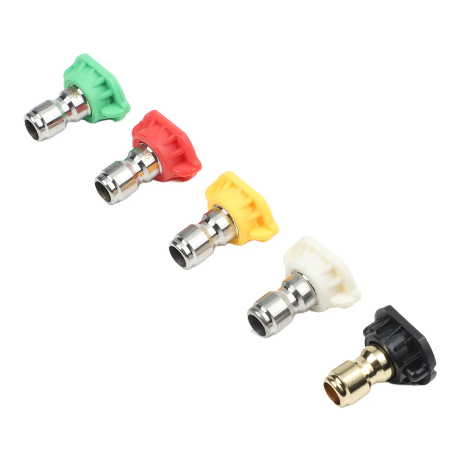 High Pressure Washer Ball Valve Hose Switch with 1/4 inch Quick Connector and M22 (14mm) Inlet for 4500 PSI Cleaning Equipment