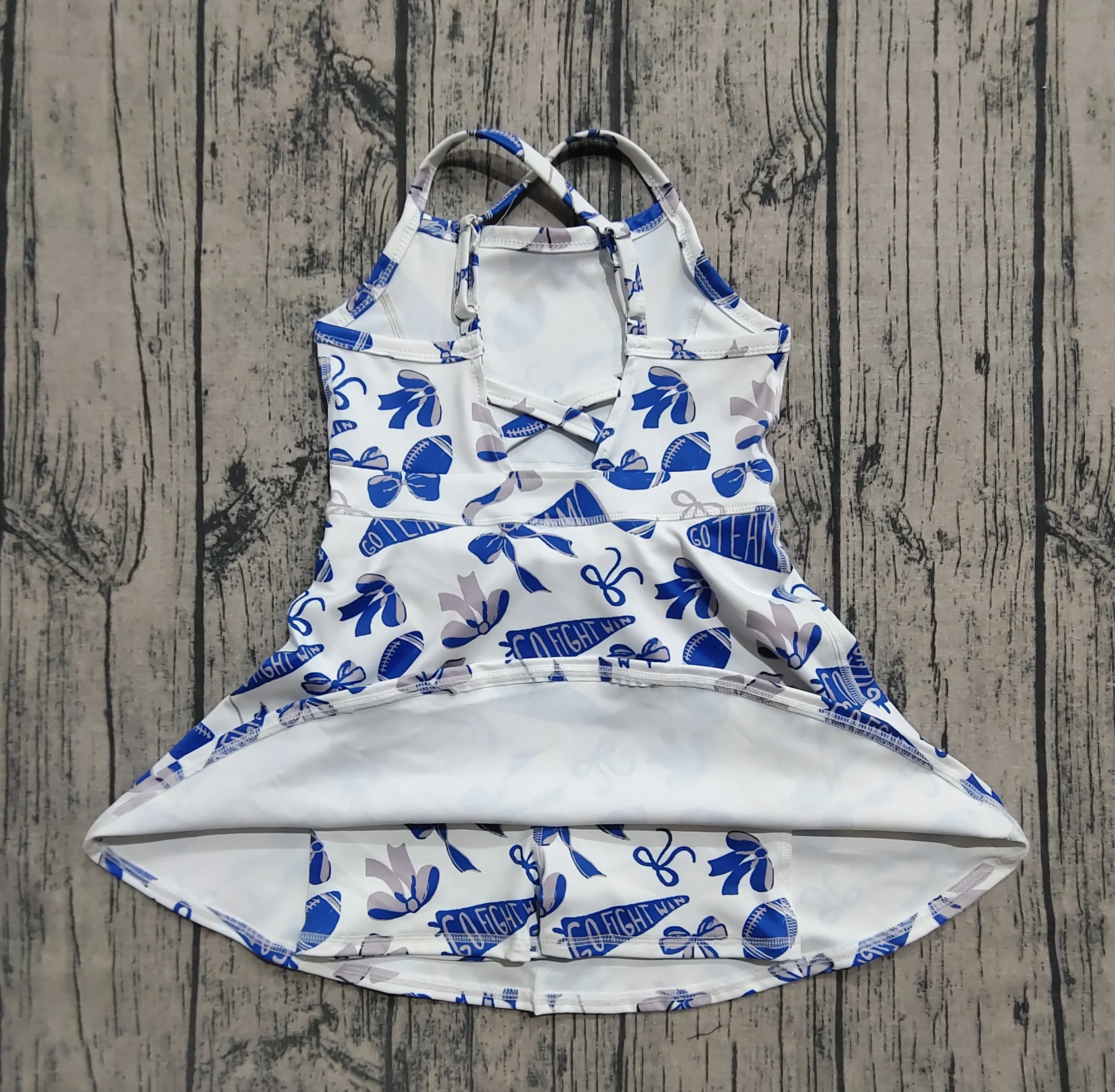 7.30 GSD2778 Presale Kids Summer Clothes Sleeveless Dress Baby Girls Yoga Clothing