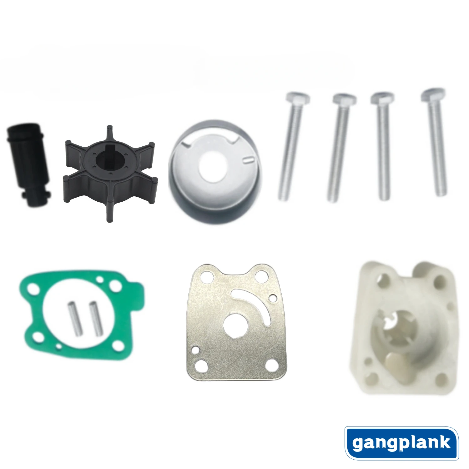 Outboard Impeller Repair Kit for Yamaha 4hp 5hp 6hp 6EE-W0078-00 6BX-WG078-00