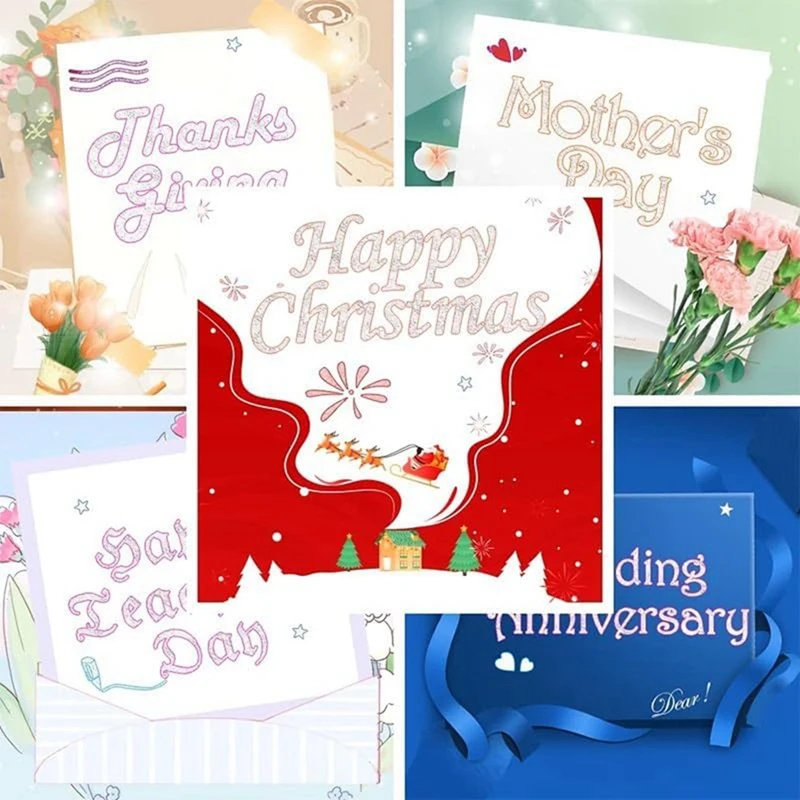 Metallic Outline Paint Markers, canetas Shimmer, assinatura