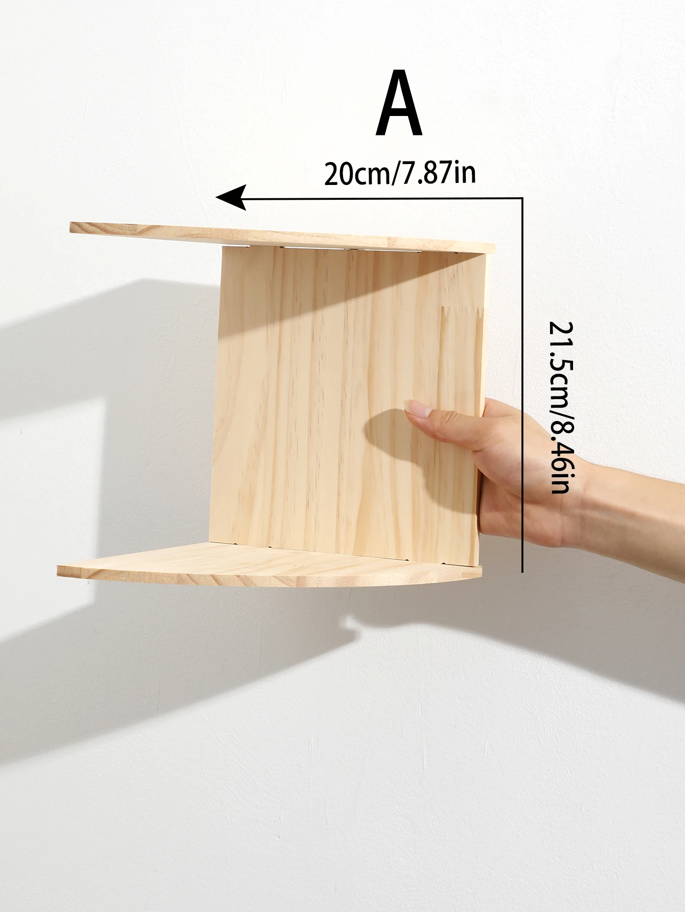 5-Tier Corner Shelf Floating Shelves Wall Shelves Corner Bookshelf for Kitchen Organizers Storage Living Room Home Decoration