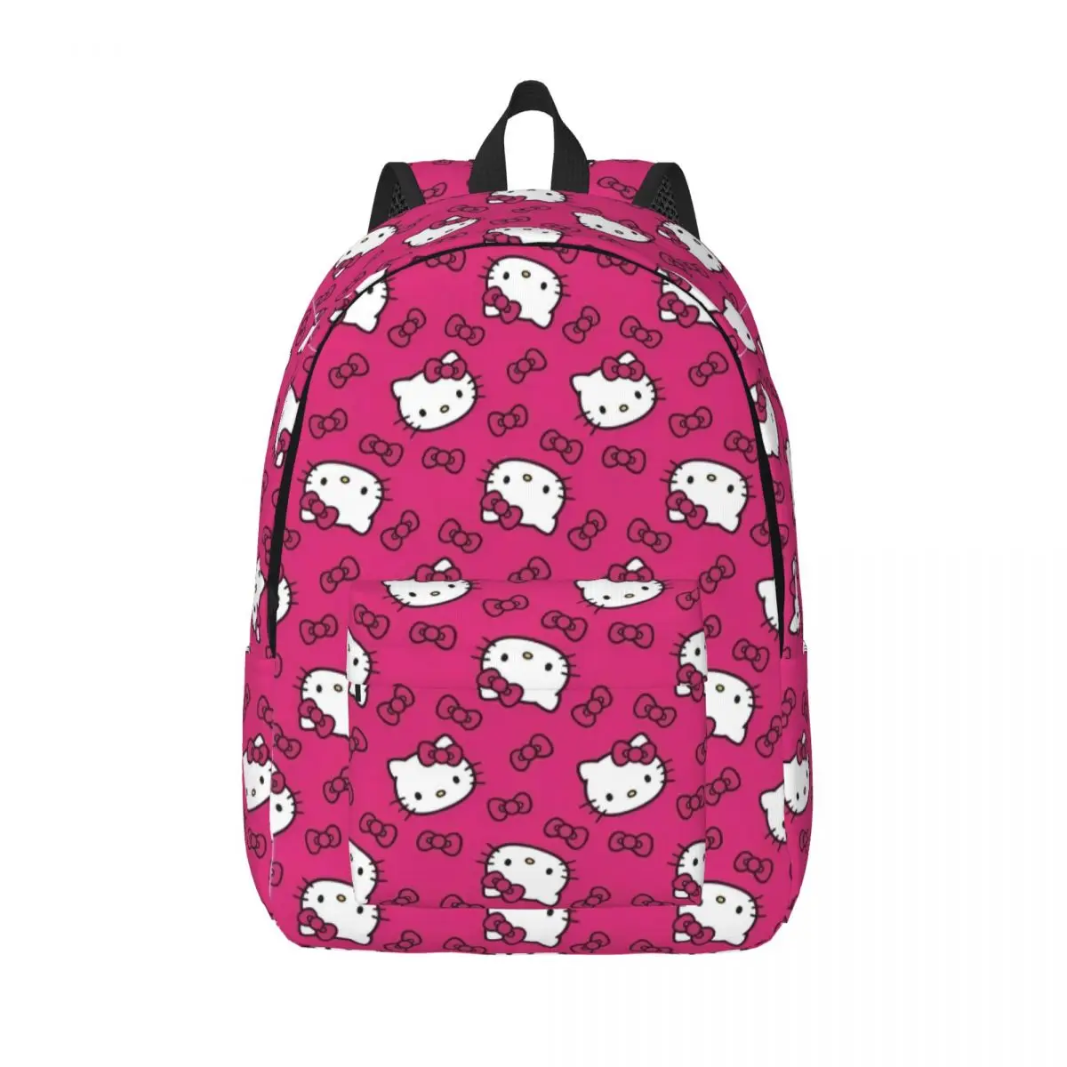 Hello Kitty Cartoon Custom Backpack Pretty Backpacks Girl Trekking Big High School Bags Custom Rucksack