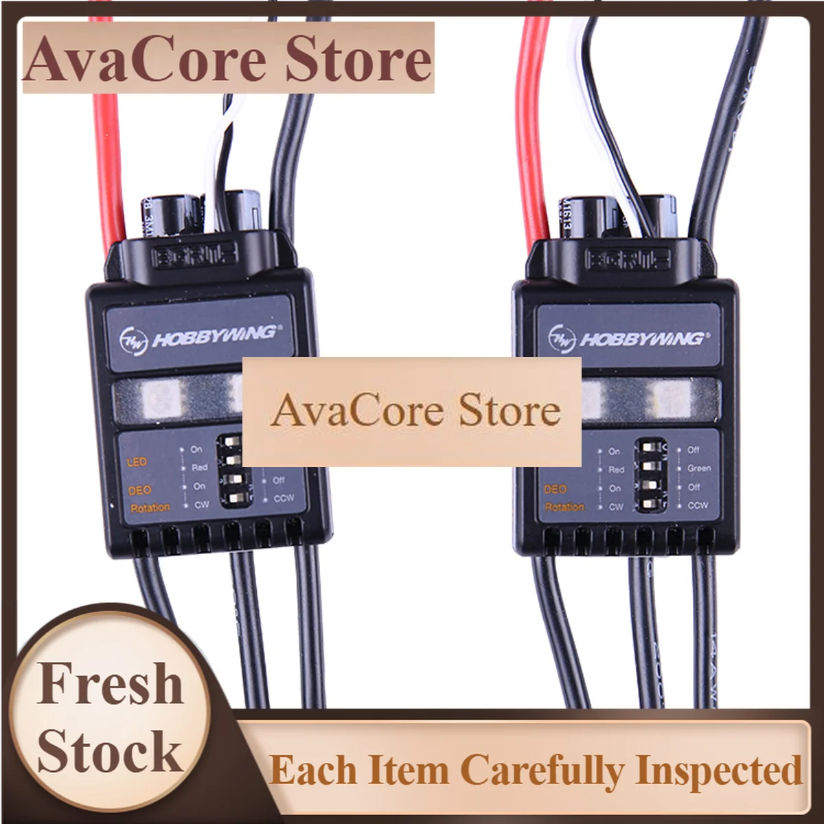 AvaCoreHobbywing Xrotor Pro 50a 4-6s Brushless Speed Controller Esc Multi-rotor Aircaft Diy For Rc Drone Helicopter