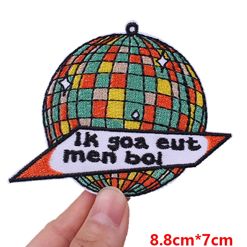 Nederland Kruikenstad embleem borduurpatch Nederland carnaval geborduurde patches voor kleding opstrijkbare patches voor kleding