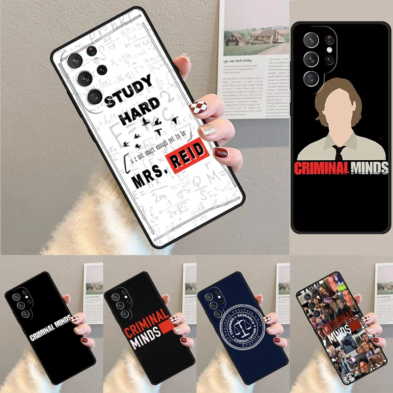 Cover For Samsung Galaxy S24 Ultra S21 S22 S8 S9 S10E Note 10 20 Plus FE S23 Criminal Minds TV Phone case Coque