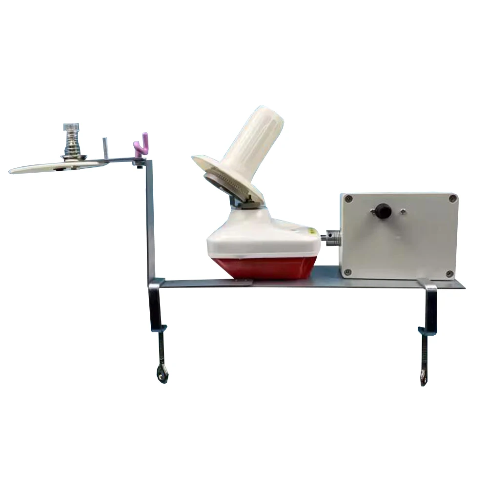 Adjustable Speed Mini Wool Slitting Machine Cashmere Yarn Combiner Electric Winding Machine DC12V