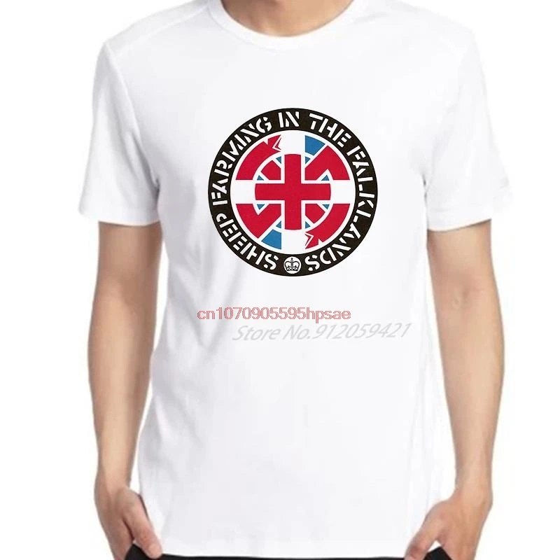 Crass Sheep Farming in the Falklands Graphic T-Shirt Short Sleeve Summer Cotton Tee Top for Men And Women