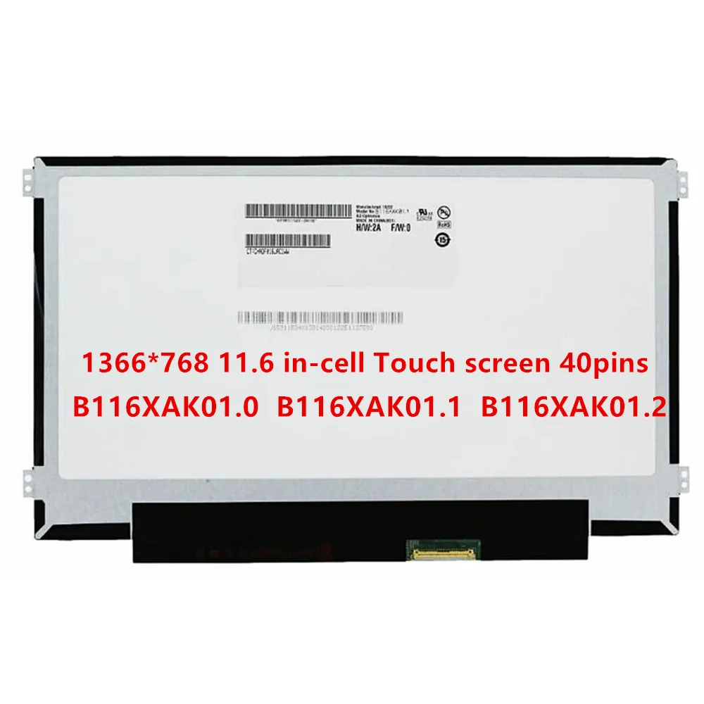 

Original New B116XAK01.2 for Dell Chromebook 11 3100 11.6" On-Cell Touch LCD Screen Panel Replacement