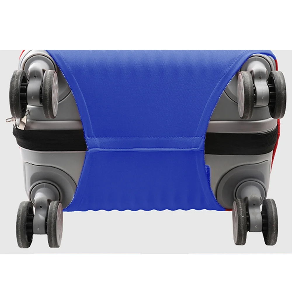 شخصية مخصصة اسم غطاء الأمتعة واقية قابل للغسل إكسسوارات السفر قابلة لإعادة الاستخدام 18-32 بوصة صندوق عربة مناسبة #6