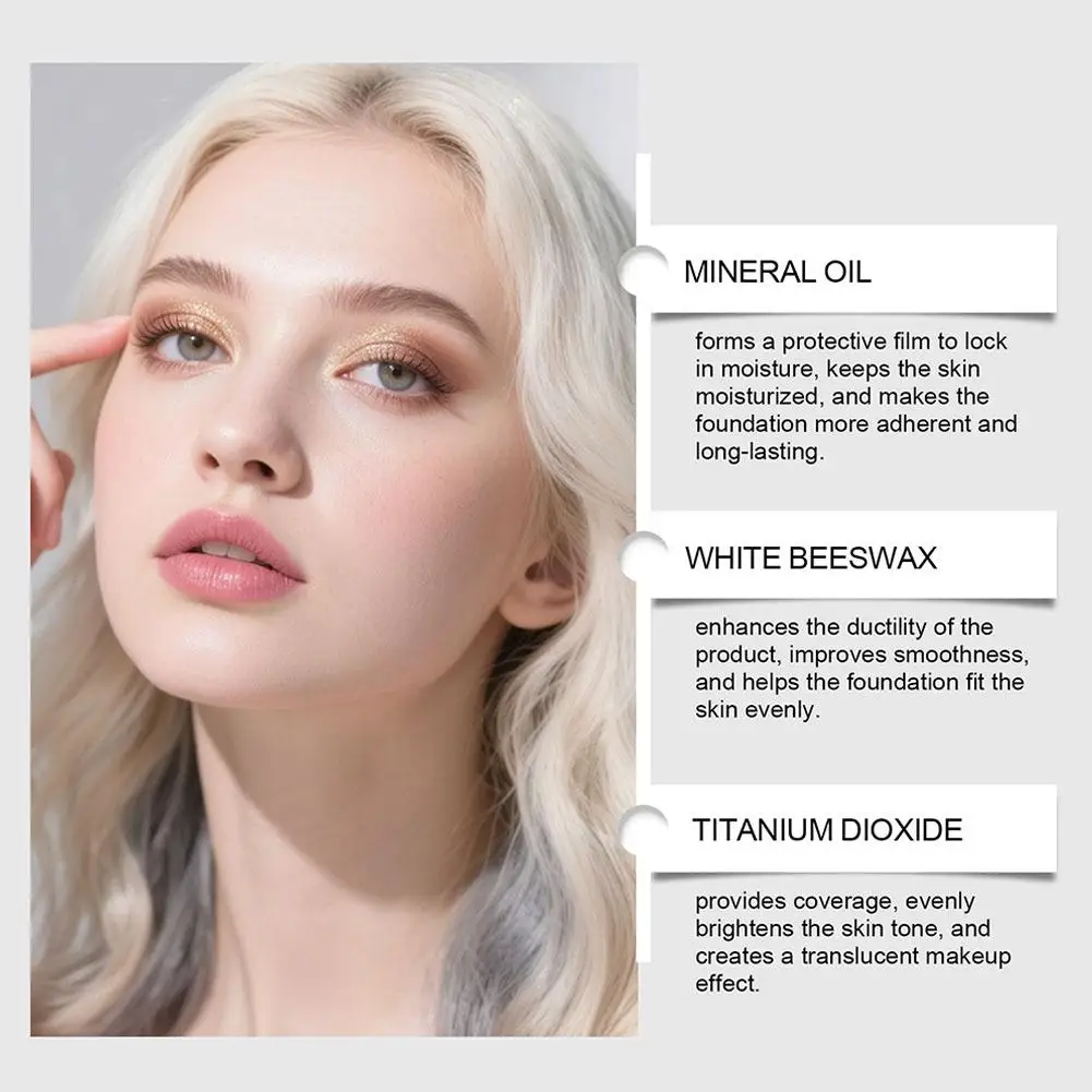 Koreanischer ZEPHOCO 2-in-1-Make-up-Stick mit farbwechselnder Foundation, langanhaltendes, feuchtigkeitsspendendes Make-up, High Concealer Power Makeup