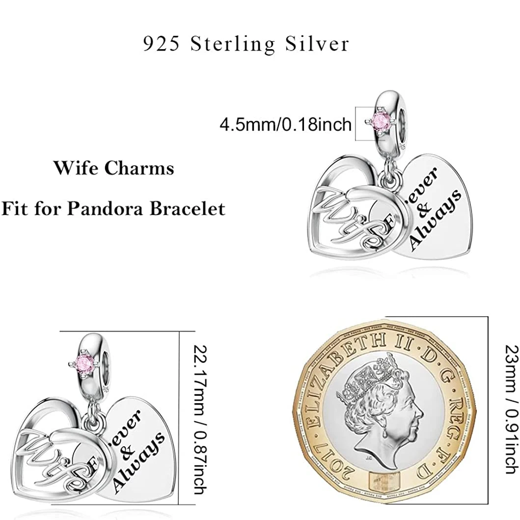 Hot Sale New 925 Sterling Silver Mom Wife Sisters Family Pendans Bead Diy Fit Original Charm Bracelet Necklace Women Jewelry
