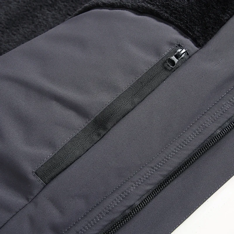 Big Size Winter Jacket Men Hooded Zip Up Padding Male Waterproof Padded Coat Fur Fleece-lined Warm Thick Windbreaker Plus 10XL