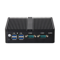 Fanless Embedded Mini PC Intel Celeron J6412 DDR4 M.2 SSD RS-232 RS-485 2x GbE LAN Support WiFi 4G LTE Windows 11 Ubuntu