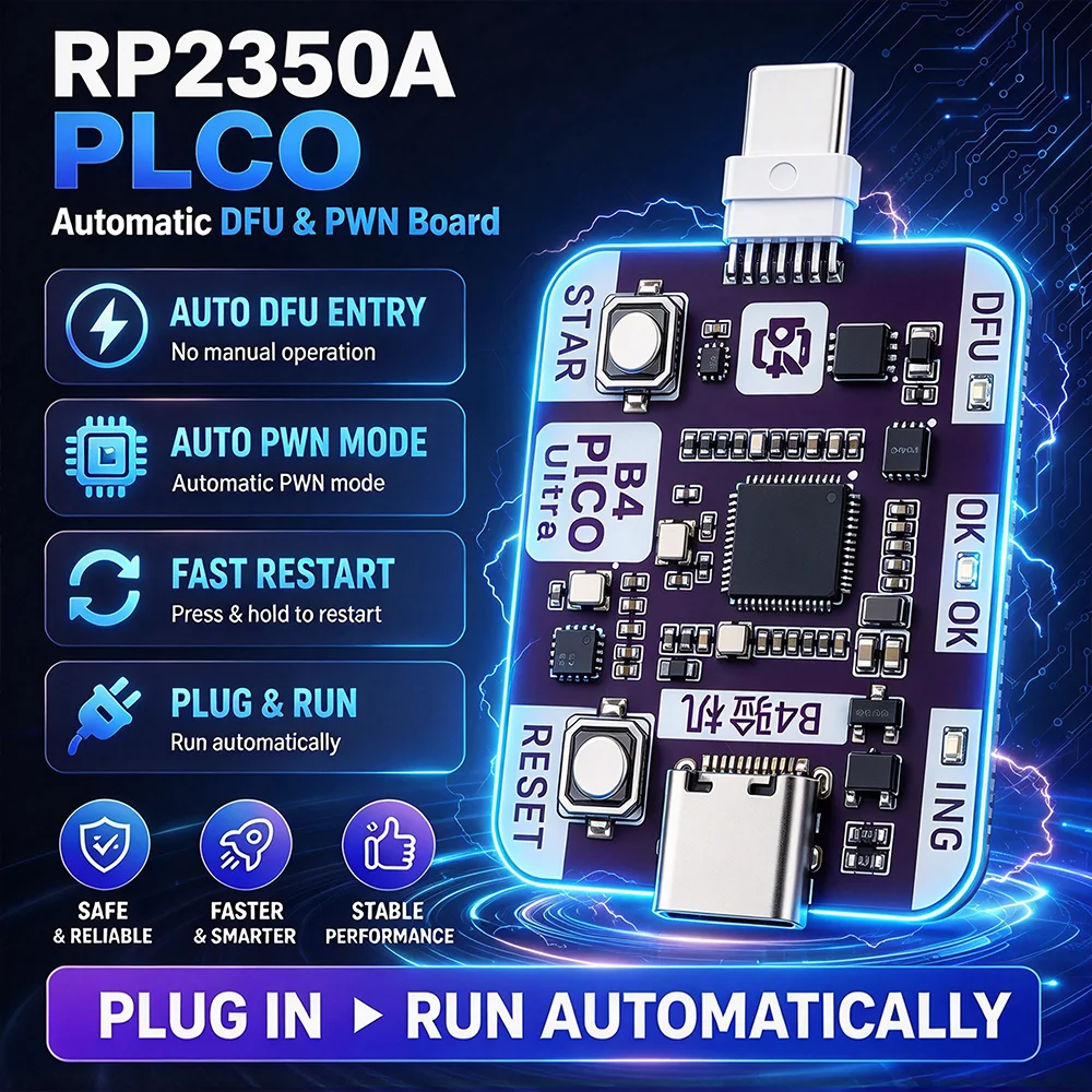 RP2350A PIC0 Engineering Box Support One Click DFU Data One-Click Restart Enter Recovery Mode For Mobile Phone Repair Tools Kit