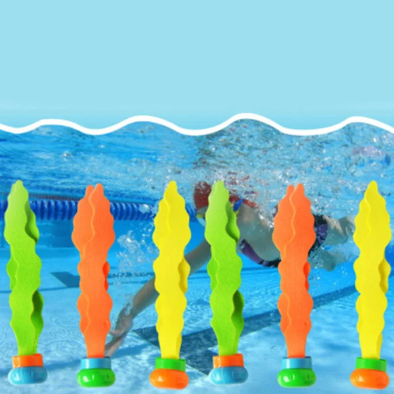 3pcs Summer Toys Seaweed Diving Toy Swimming Pool Games Child Underwater Diving Seaweed Toy Sports Parent-Child Gifts