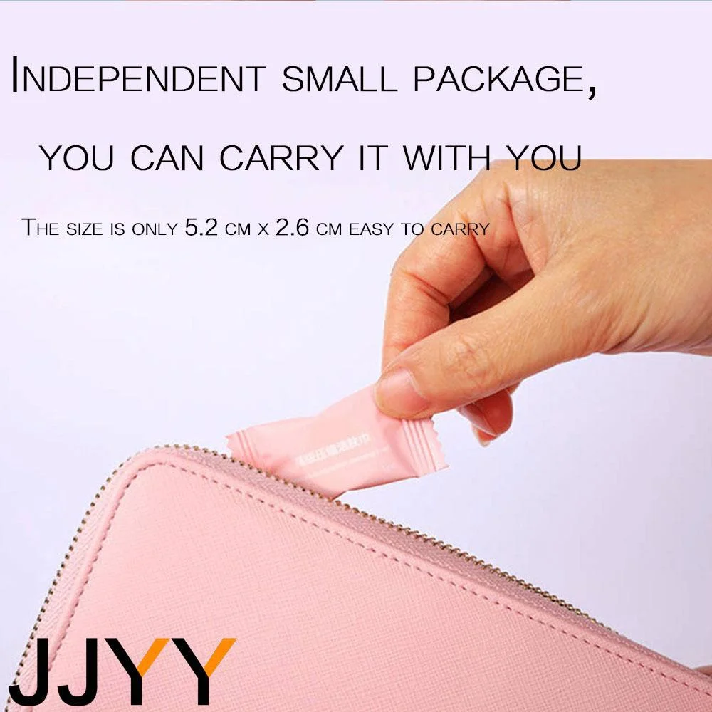 Portable 30Pcs Compressed Cotton Facial Cleansing Towels for Skin Care Soft Mini Travel Face Wipes Gentle Cleanser On The Go view 2