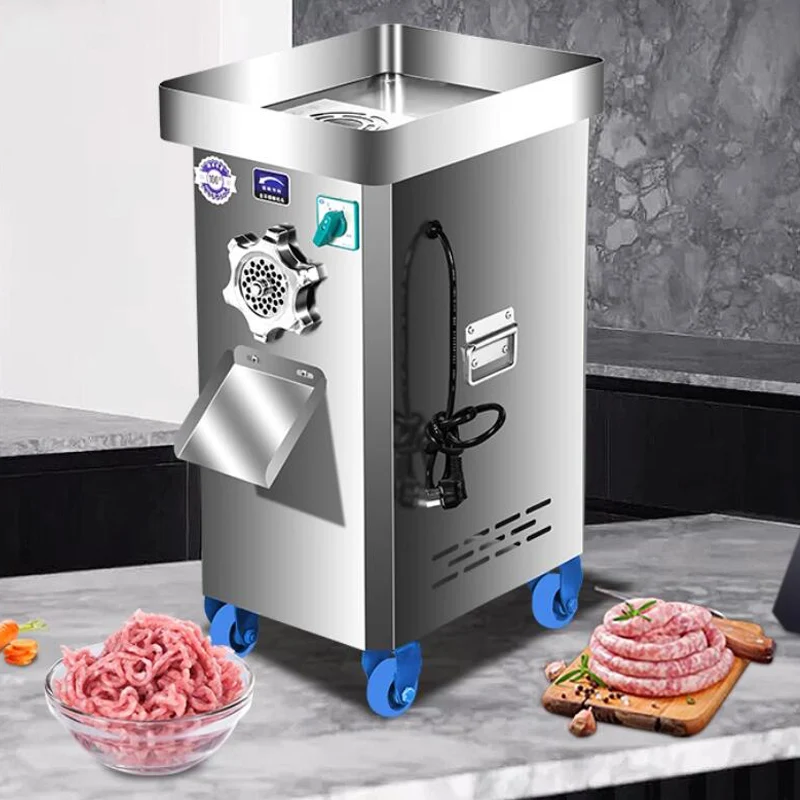 Commercial Electric Stainless Steel Multifunctional Meat Grinder Meat Mincer Meat Stuffing Machine For Meat Shops