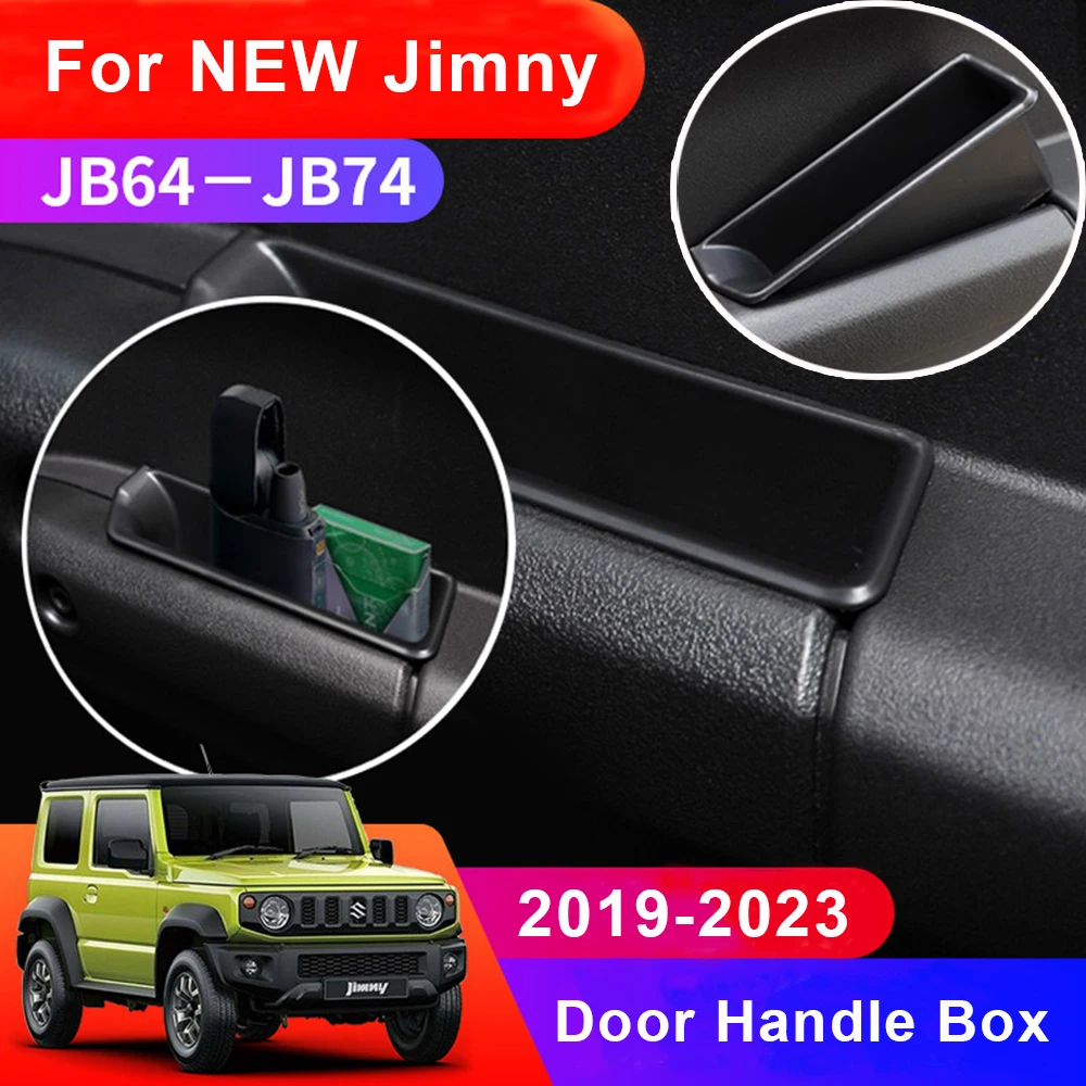 

For Suzuki Jimny JB64 Sierra JB74W Interior Door Handle Storage Box Tray Instrument Panel Organizer Styling Accessories