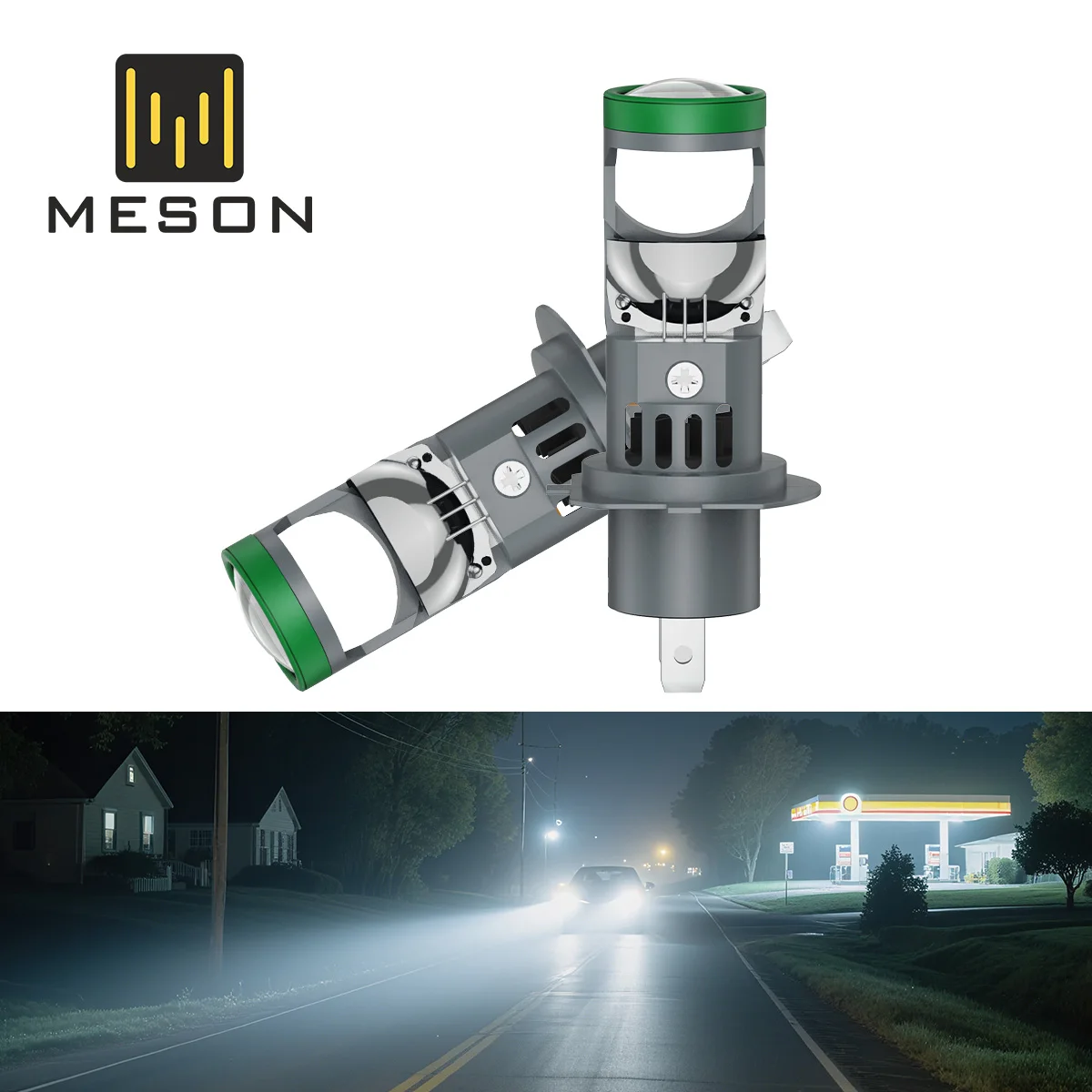

2PCS H4 H7 H11 9006 LED Bulb Car Headlight 12V 52W Canbus Fog Light Hi/Lo Beam Light White 6000K 3570 Chip Plug and Play for Car