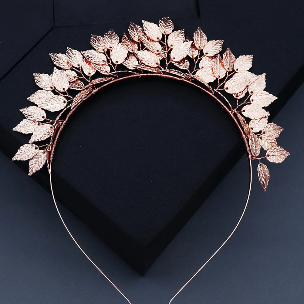 

Bridal Crown Handmade Leaf Headband Vintage Hair Hoops Durable Exquisite Details Wedding Party Prom Hair Accessories