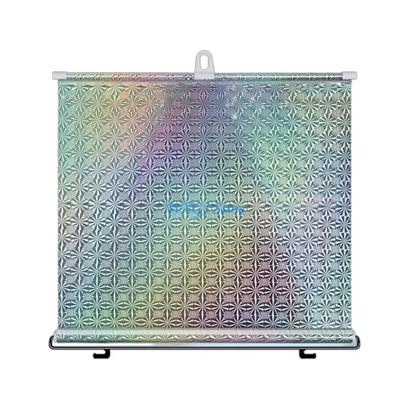 

37JE Convenient Suction Cup Sun Shade Retractable Sun Curtain for Any Smooth Area