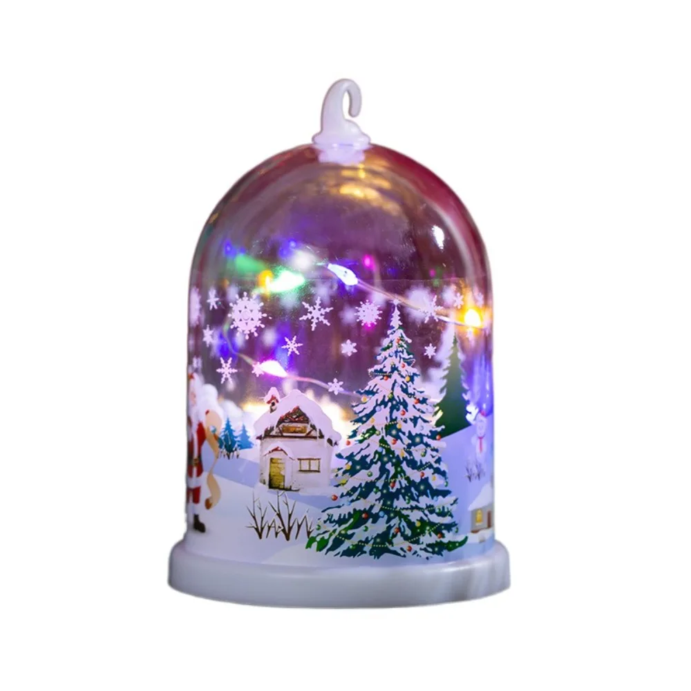

Luminous Christmas Snow Globes Lamp Glowing Santa Claus Xmas Decoration Night Light Snowman Christmas Tree