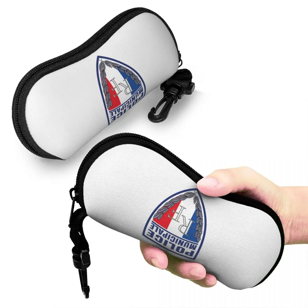 

ФРАНЦЮ МЕНСИПАЛЬНЫЙ ПОЛИЦИЯ INSIGNIA корпус для очков защитный чехол для солнцезащитных очков коробка для женщин и мужчин мягкая сумка для очков