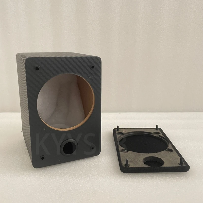 المتكلم قذيفة فارغة صندوق 3 بوصة مربع مكبر للصوت المتكلم لتقوم بها بنفسك الصوت الصغيرة HIFI الصوت خشبية مكبر صوت للسيارة الهيكل البيت 1 قطعة