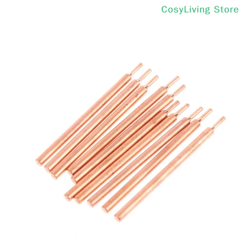 

2/5/10 шт. фиолетовая электродная головка из оксида меди 3 мм игла для точечной сварки 18650 аккумулятор с двойной головкой