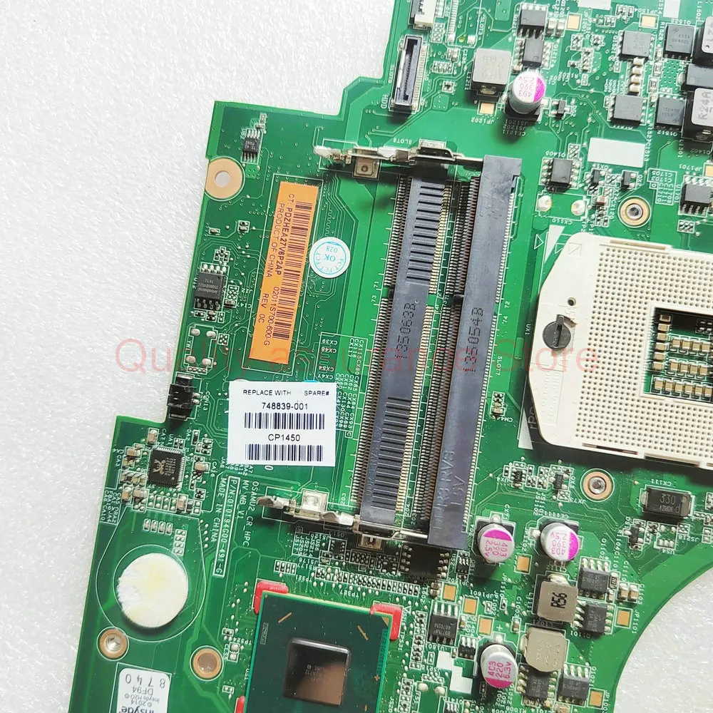 

Материнская плата для ноутбука HP 15-D 250 G2 748839-501 748839-001, материнская плата HM76 DDR3 820M/1 ГБ, основная плата, полностью протестирована