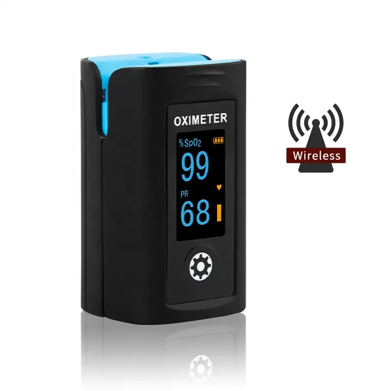 

PIPR Storage Log Data Continuous Monitoring Bluetooth Finger Pulse Oxygenation Monitor Alarms Blood Oxygen Heart Rate