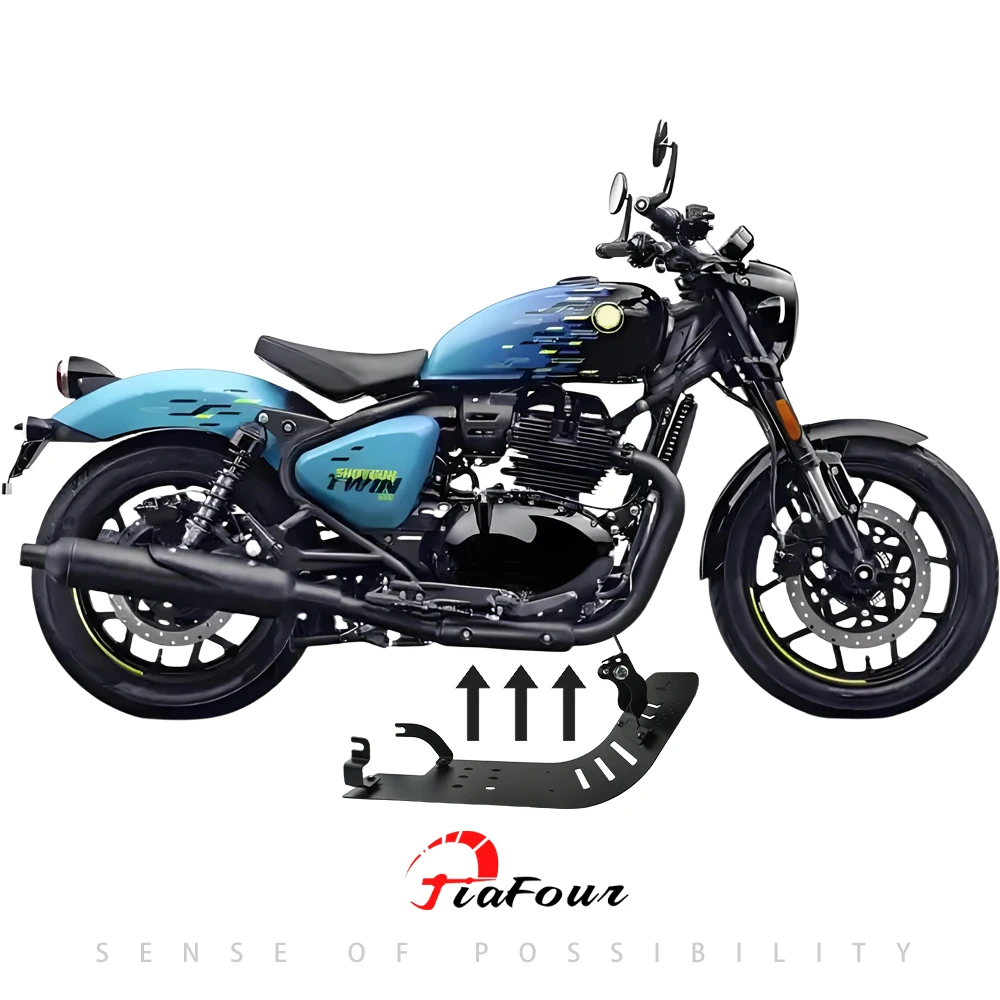 

For Classic 650 25 Shotgun 650 24-25 Super Meteor 650 23-25 Skid Plate Base Engine Chassis Guard Engine Bash Protection Cover