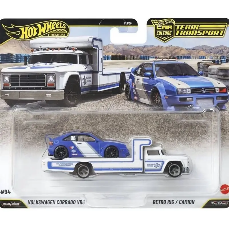2026 Hot Wheels Premiums Car Cultures FLF56 Honda Civic Volkswangen Corrado Camaro Team Transport Die-Cast Car Model Collection view 5