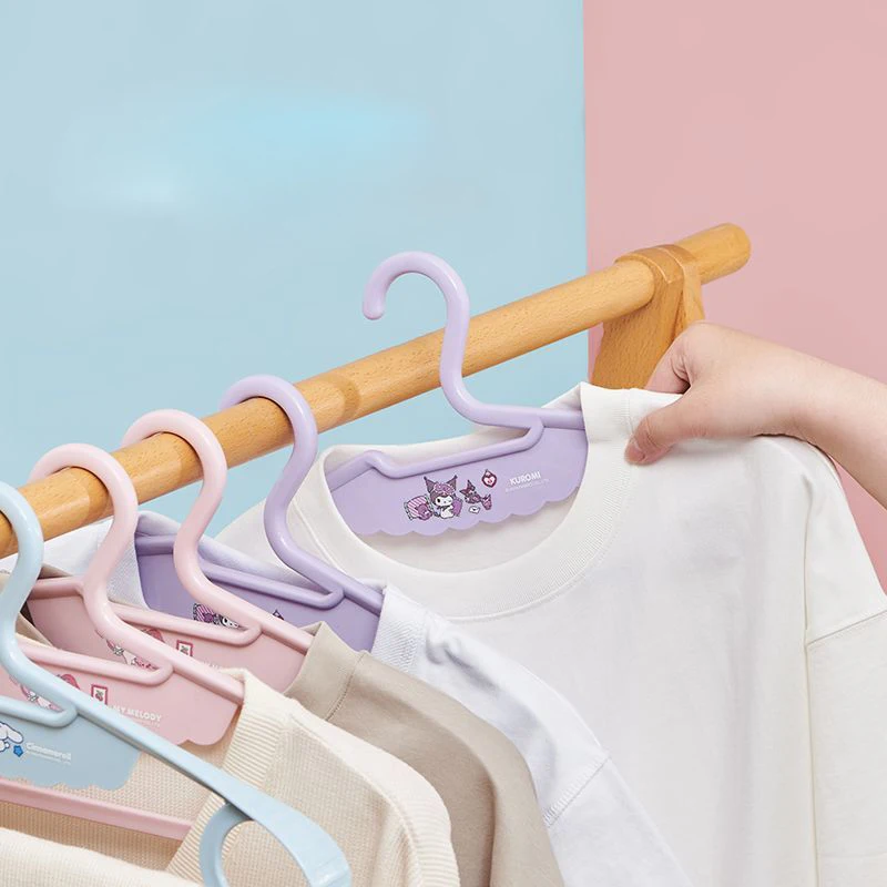 رف تجفيف الملابس الأصلي Melody Yugui Dog Jade ملابس أطفال كرتونية بدون علامات وتحمل ملابس منزلية معلقة #6